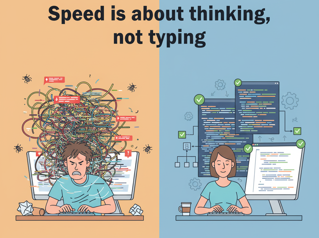 Fast Coding ≠ Fast Typing