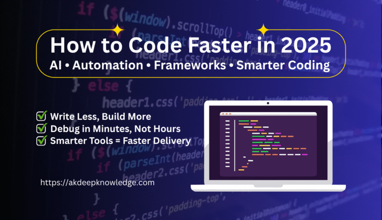 How to Code Faster in 2025 Smart Tools & Frameworks