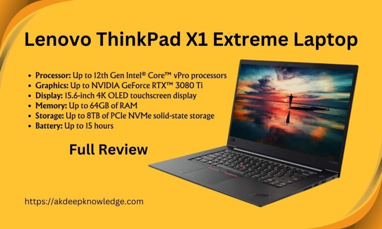 Lenovo ThinkPad X1 Extreme best laptop for Coding