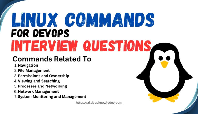 linux commands for devops interview questions
