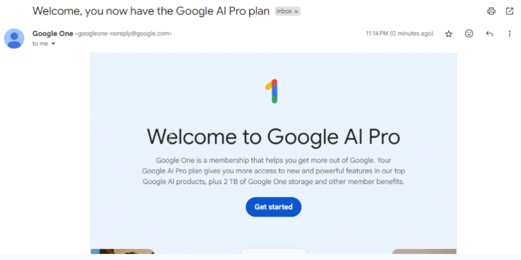 student gemini ai account successfully get